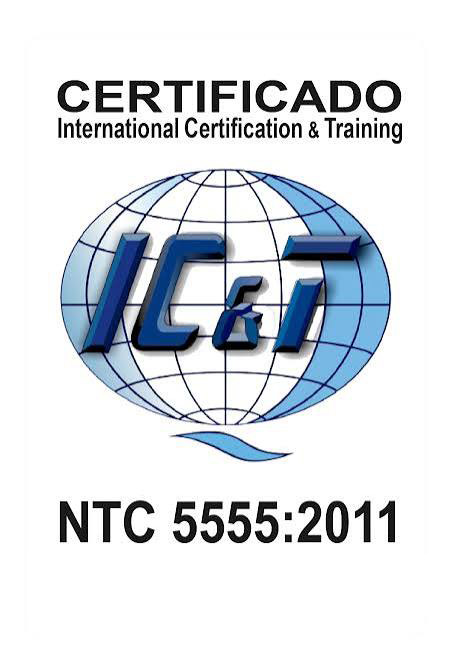 Certificado IC&T NTC 5555:2011